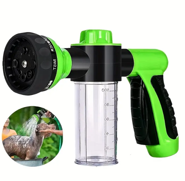 Viral, Pet Dog Wash Outdoor, High-Pressure Pet Shower Sprayer Dog Shower Brush And Pet Grooming Comb For Watering Flowers, Car Washing, Pet Bathing