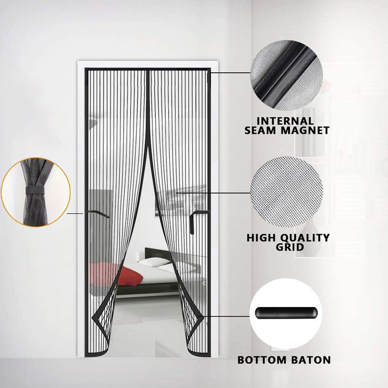 Magnetic Screen Door Curtain for Mosquito Protection