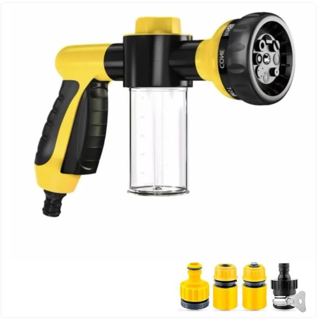 Viral, Pet Dog Wash Outdoor, High-Pressure Pet Shower Sprayer Dog Shower Brush And Pet Grooming Comb For Watering Flowers, Car Washing, Pet Bathing